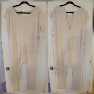 Intimately Free people Pillow Talk Romper SZ Small Harem Relaxed Cozy 832649 NEW